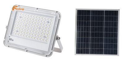 Factory Low Price Hot Selling LED Solar Flood Light High Efficacy Outdoor Waterproof Solar Panel LED Flood Lamp