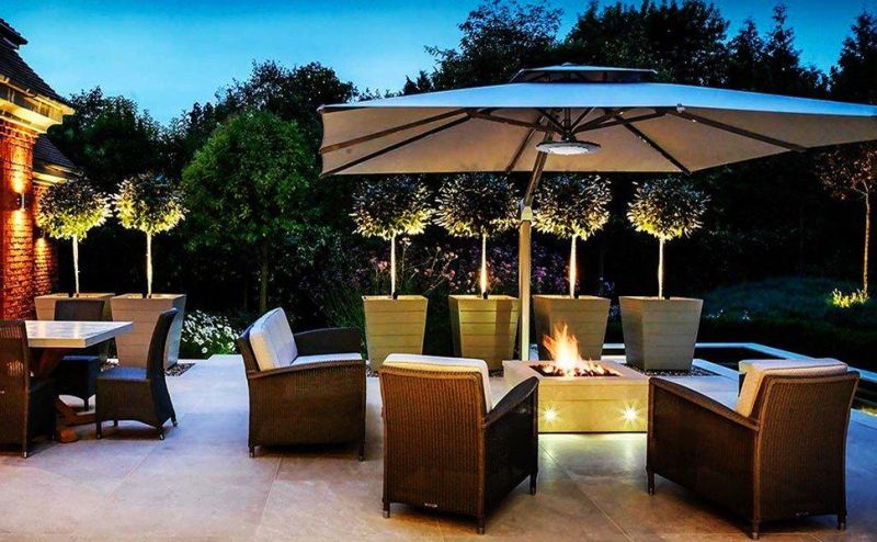 Rechargeable Camping Light Used for Terrace Umbrellas, Camping Tents or Other Outdoor Uses