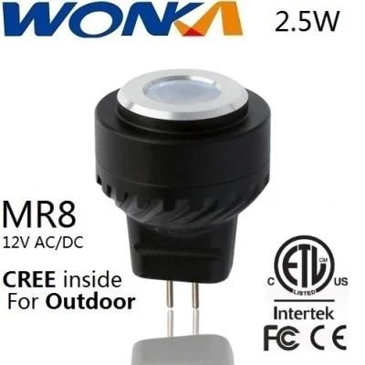 CREE LED Mr8 2.5W Retrofit Spotlight Lamp Bulb for Outdoor Lighting