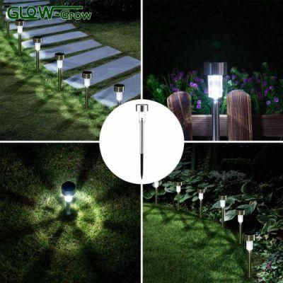 Solar Pathway Waterproof Garden LED Light for Patio Yard Lawn Driveway