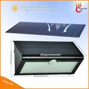 46LED Solar Motion Sensor Security Lamp for Outdoor Garden Wall