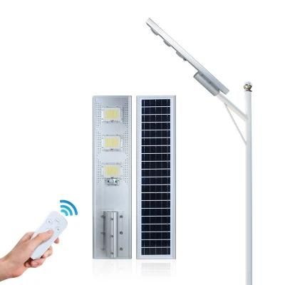 High Efficiency Solar Powered Panel Outdoor 50W 100W 120W 150W 200W All in One LED Street Lamp