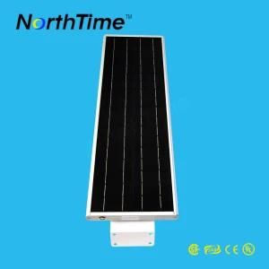 18V 150W Sunpower Solar Panel Phone 12V 78ah APP Control 120W Solar Street Light