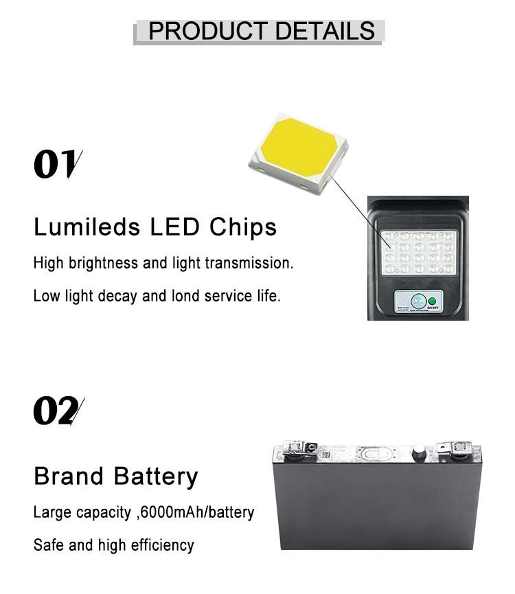 New SMD Smart Solar LED Street Light Aluminum 50W Commercial
