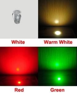 Mini 0.4W IP67 Stainless Steel DC12V Recessed LED Decks Light SMD2835 Floor LED Light for Underground (CW WW W RGB)