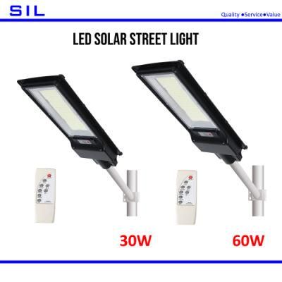 Professional Waterproof IP65 Outdoor SMD ABS 30W Integrated All in One LED Solar Street Lamp