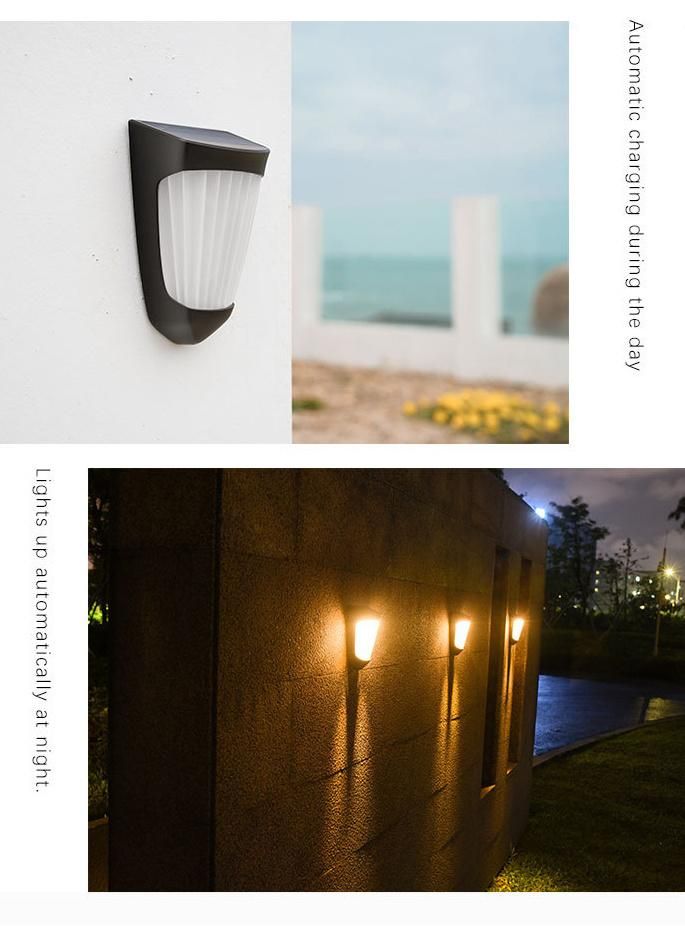 LED Solar Wall Washer Light Outdoor Waterproof Fence Light Wall Light