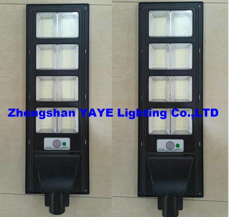 Yaye Hottest Sell 200W Outdoor All in One Solar LED Street Road Garden Wall Light with Waterproof IP65 500PCS Stock (YAYE-22SLSL200WG)