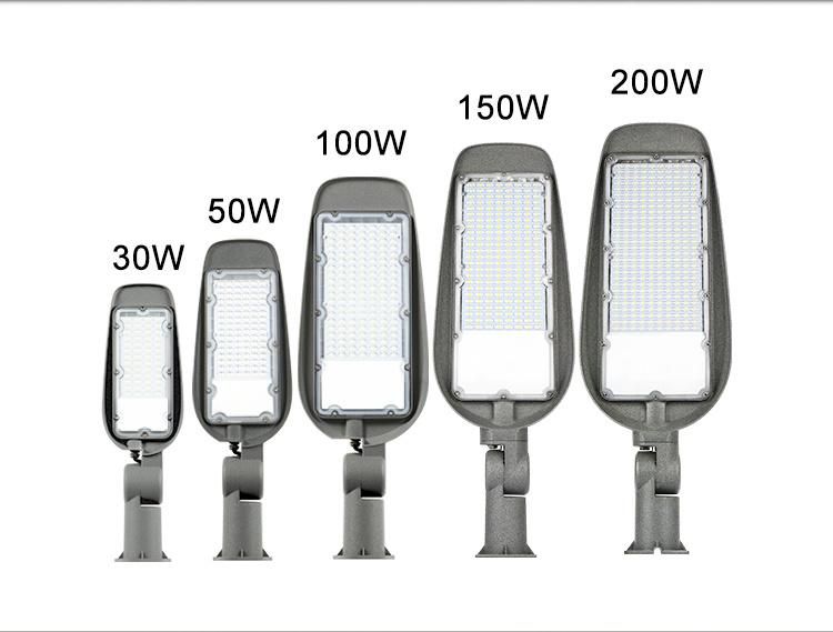 Dimmable Decorative Alminuim IP67 100W 150W SMD Integrated LED Streetlight Modular Outdoor All in One Street Lights