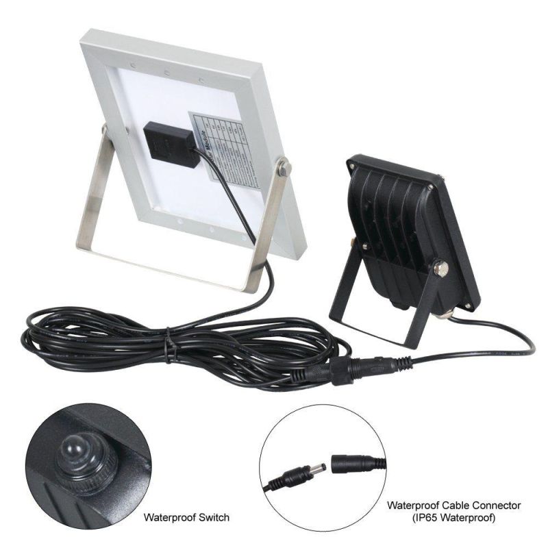 Solar RGB LED Flood Lights Landscape Lighting Solar Spotlight for Decking Lighting, Patio Lighting