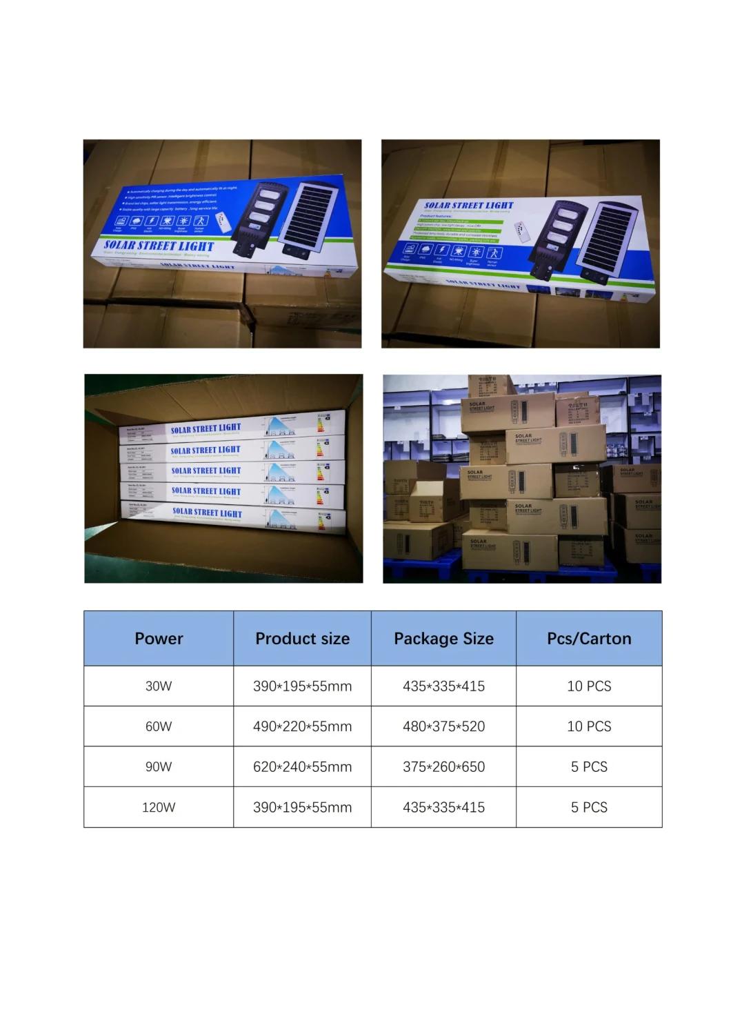 Hot Selling Solar Street Light LED Light 120W