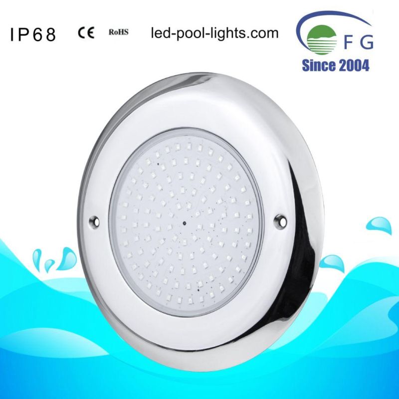 New All-in-One Resin Filled 316 Stainless Steel 6-35W RGB Swimming Pool LED Underwater Light