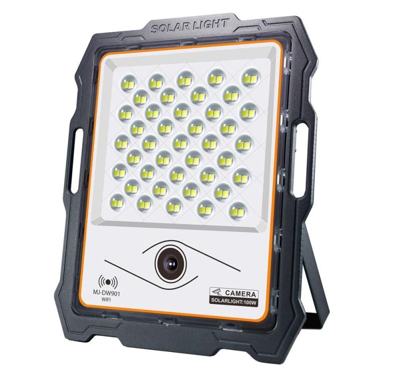 Yaye 2021 Hottest Sell Outdoor 100W Camera Solar LED Flood Garden Light for Home Park Office Using with 1000PCS Stock (100W/200W/300W/400W Available)