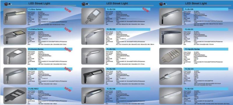 Die Casting Aluminum ADC12 Waterproof IP66 Ik08 Newest Hollow Design LED Street Light