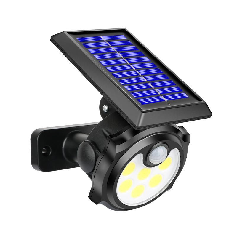 Solor Power LED Spot Light, Wall Sensor Light for Garden, Garden Waterproof IP65 Spike Light