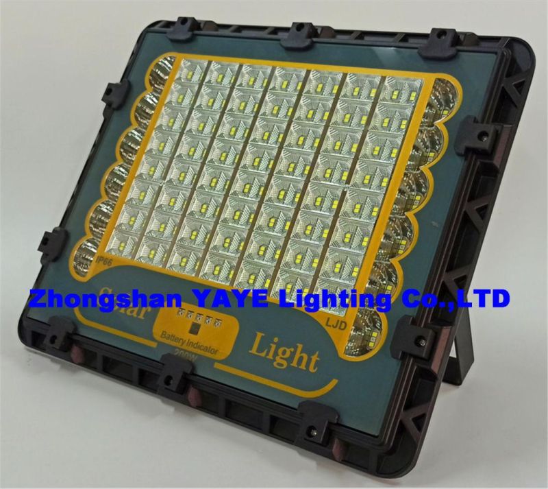 Yaye 2021 Hot Sell USD20.5/PC 100W Solar LED Flood Light/ 100 Watt Solar LED Garden Light