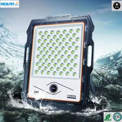 Rechargeable Road Flood Solar Wall Light for Residential Area Pathway Stadium