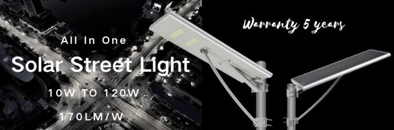 3 All in One 120W Solar Street Light