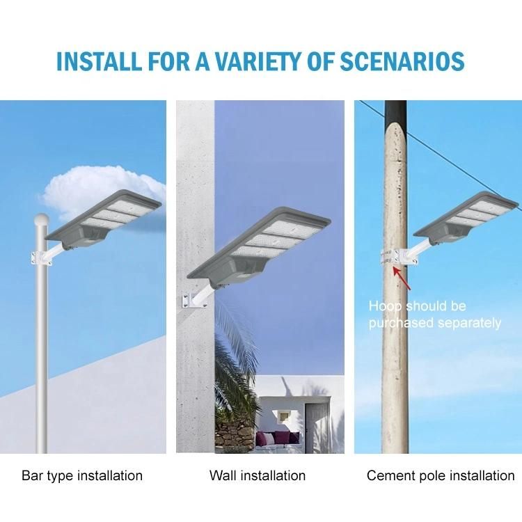 LED Solar Powered Street Outdoor LED Lamp