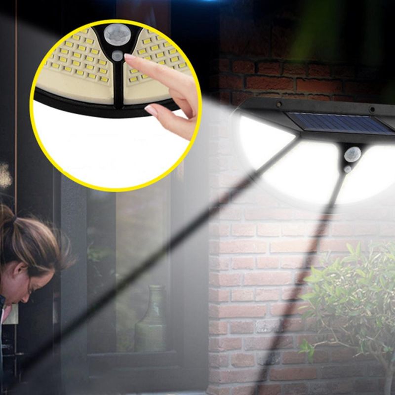 Modern Design Exterior Electrics Hottest Selling New Type Smart Human Body Sensor Super Bright Solar LED Garden Wall Light Outdoor Lamp