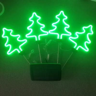 Style Customized LED Solar Christmas Neon Lights for Party Wedding Holiday