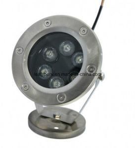 DC12V DMX RGB LED 6W Round Outdoor Underwater LED Lights for Fountains