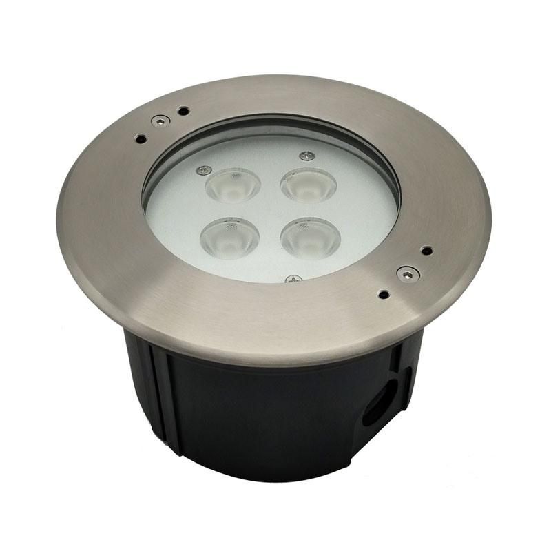4 LEDs RGBW Multicolor Stainless Steel Housing Underwater Pool Light