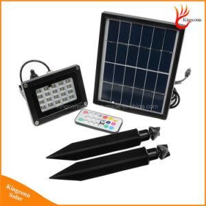 Outdoor LED Garden Solar Flood Light Decorative Solar Floodlight Colorful Flood Light