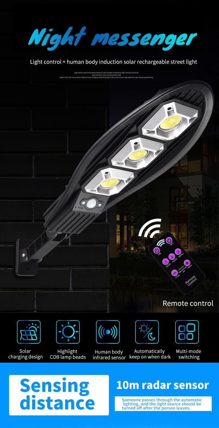 OEM Remote Control Plastic Solar Motion Sensor Mini Street Light