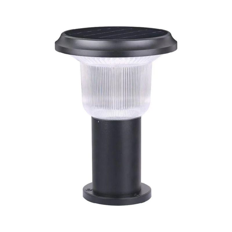 Outdoor Courtyard Garden Pathway Wireless Solar Lawn Light with Pole