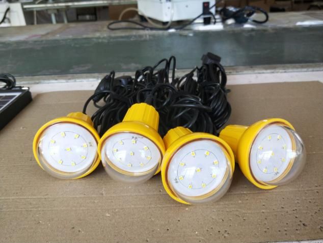 Ce RoHS SGS Certification 4 PCS 3W LED Bulbs LED Lamp/10W Energy-Saving off Grid Solar Lighting Kit/Generator/ System