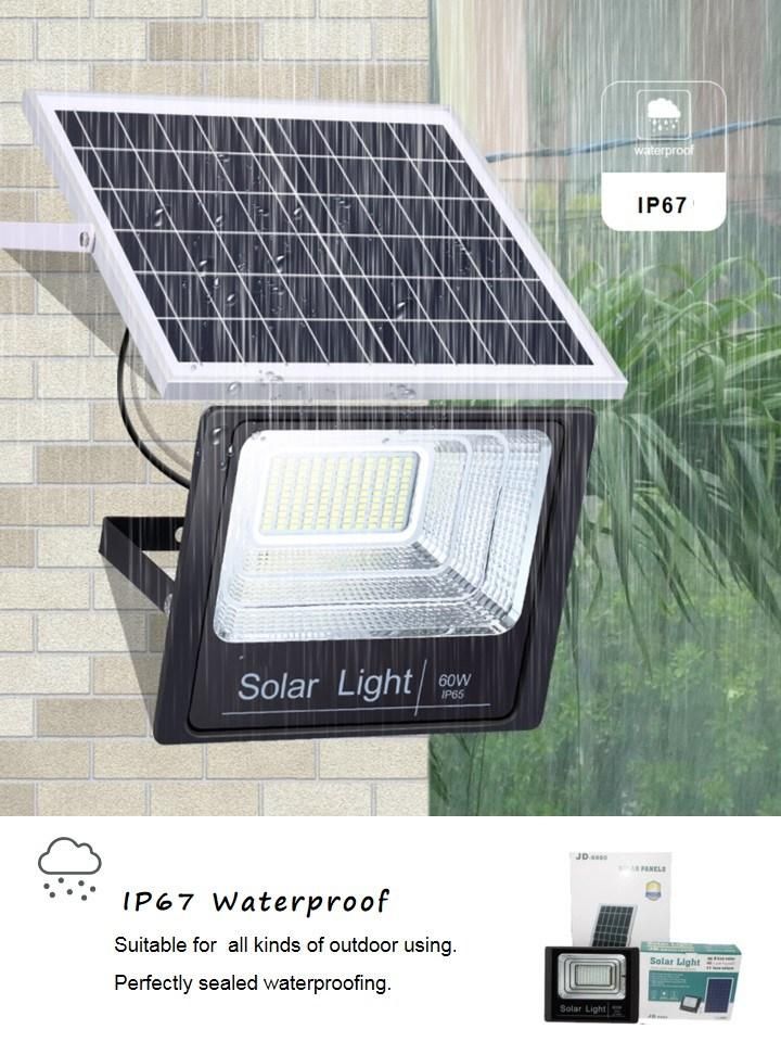 Easy Installation Outdoor Street LED Wall Solar Flood Light with Remote Control