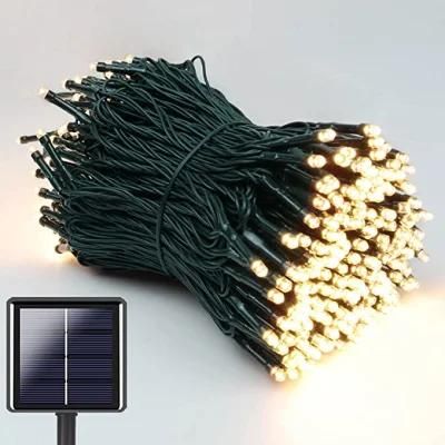 100 LEDs Solar String Lights Outdoor Waterproof Solar Twinkle Christmas Lights for Patio Garden Party Home Holiday Decoration