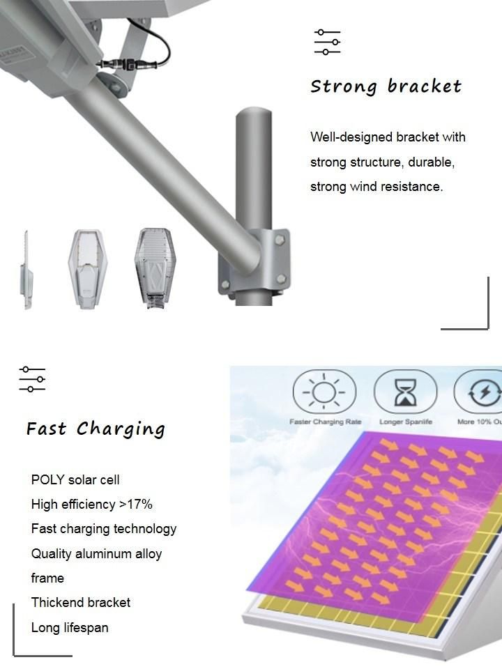 Wholesale Price 3.2V Lithium Battery Remote Control Mj-Xj Solar LED Street Light