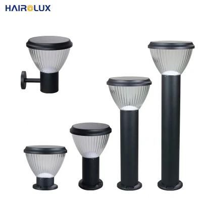 New Factory Price Energy Saving Aluminum All in One Light Source 60W Waterproof Solar Garden Lamp Bollard Light