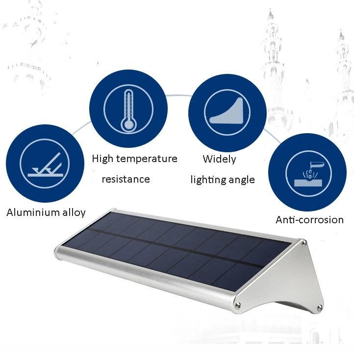 Outdoor Waterproof IP 65 Wireless Solar Wall Lighting for Garden Yard