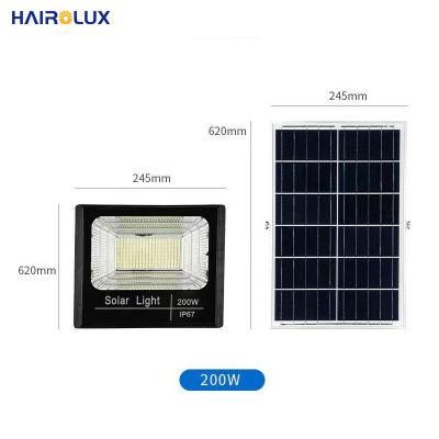 Factory Price Waterproof IP65 Remote Control ABS 40W 60W 120W 200W LED Solar Flood Lights Outdoor Lighting