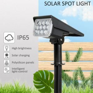 20LED Adjustable Solar Spotlight Solar Garden Light IP65 Super Bright Landscape Wall Light Outdoor Light 6000K Solar Lamp