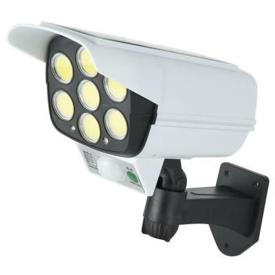 Surveillance Cameras LED Simulation Monitoring Security Lighting Solar Motion Sensor Wall Light Outdoor