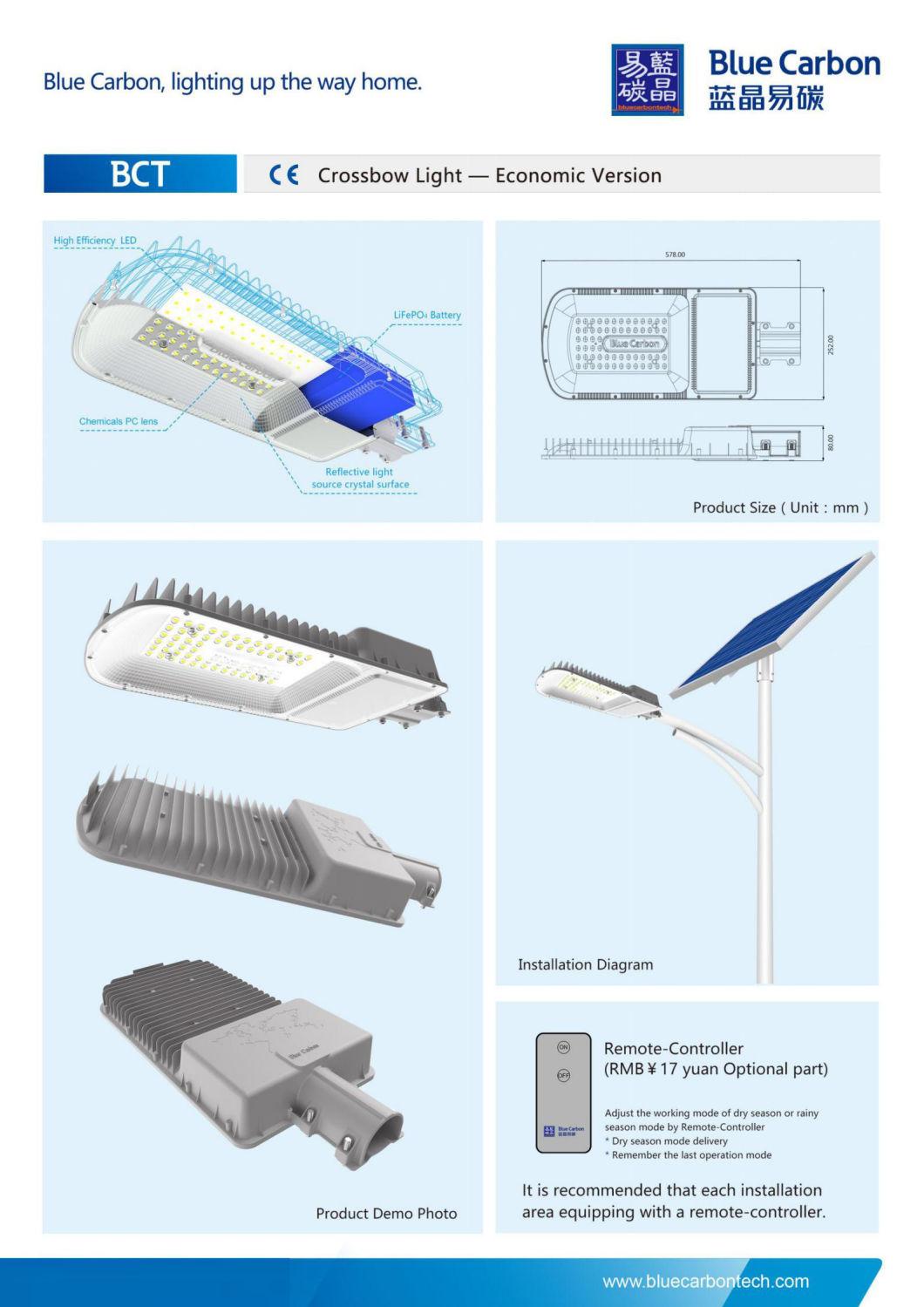 50W LED Solar Street Light Management System