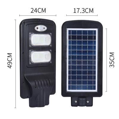 40W ABS IP65 Waterproof LED Solar All in One Street Lights, 20W 60W 80W Energy Saving Power System Home Lamps Bulbs Portable Lighting