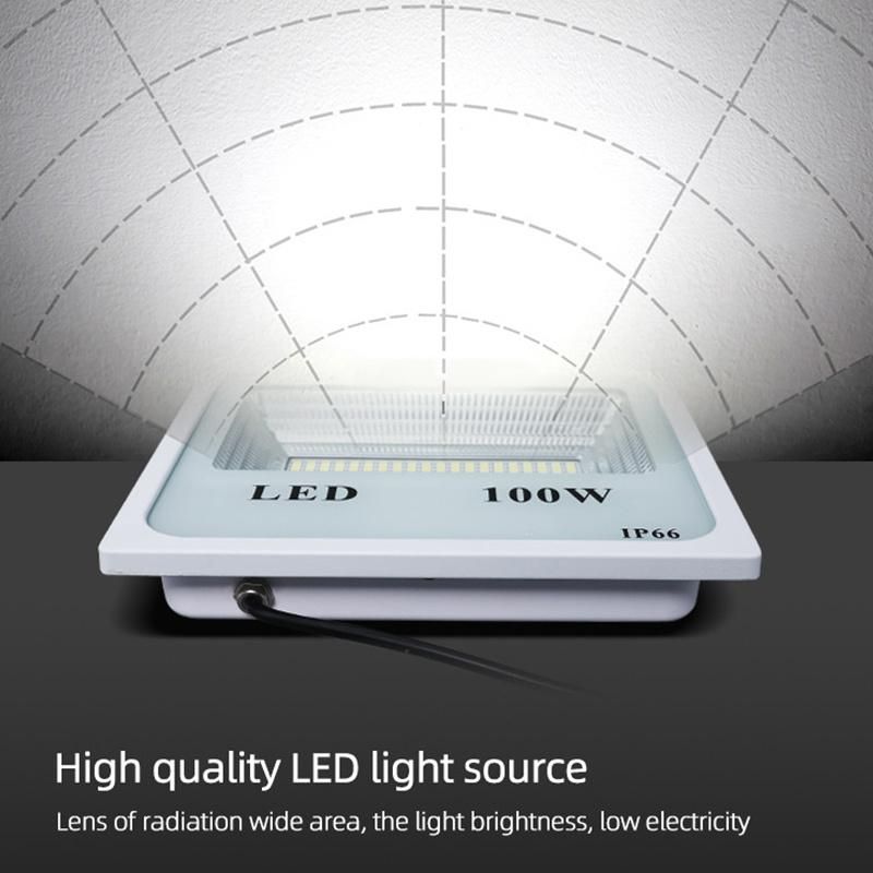 Factory High Quality IP65 50W 100W 200W Outdoor Lighting LED Floodlight High Power Waterproof High Power Garden Yard UFO Highbay Light Tunnel LED Flood Light