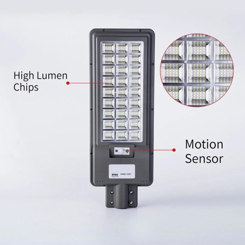 Hot Sale Remote Control Outdoor ABS IP65 Waterproof 50watt Integrated All in One LED Solar Street Lamp