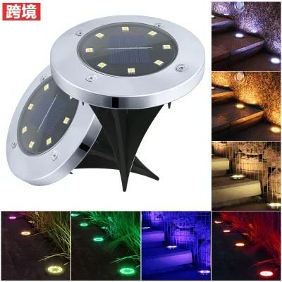 Buried Solar Garden Light Waterproof Outdoor Pathway Floor Under Ground Spot LED Solar Lawn Yard Outdoor Lamp