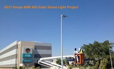 Esavior IP66 Solar Area Lighting Solar Street Lights Integrated Solar Street Lamp with Lithium Battery