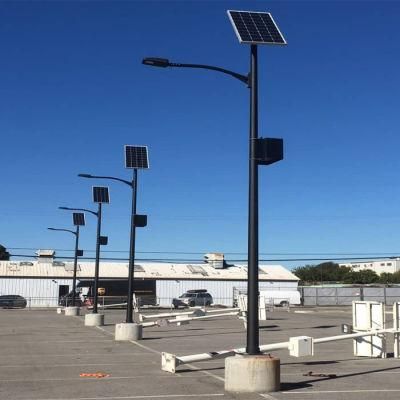 IP65 IP66 40W 50W 60W 70W 80W 100W Luminaire LED Solar Street Light Lamp Outdoor Lighting with Q235 Poles