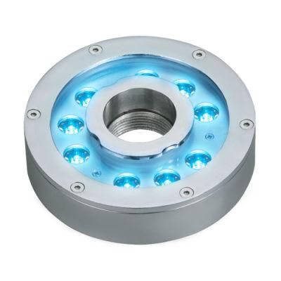 High Quality RGB Color IP68 316 Stainless Steel LED Fountain Light