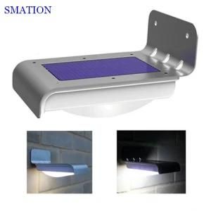 Powered Rechargeable Battery Outdoor Outside Wall Motion LED Solar Lights
