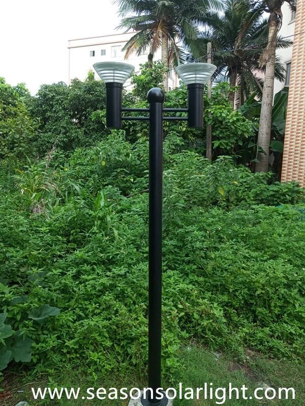 Outdoor 2.2m Alu. Lighting Fixture Garden Yard Decoration Light Solar Lighting with LED Sensor Light