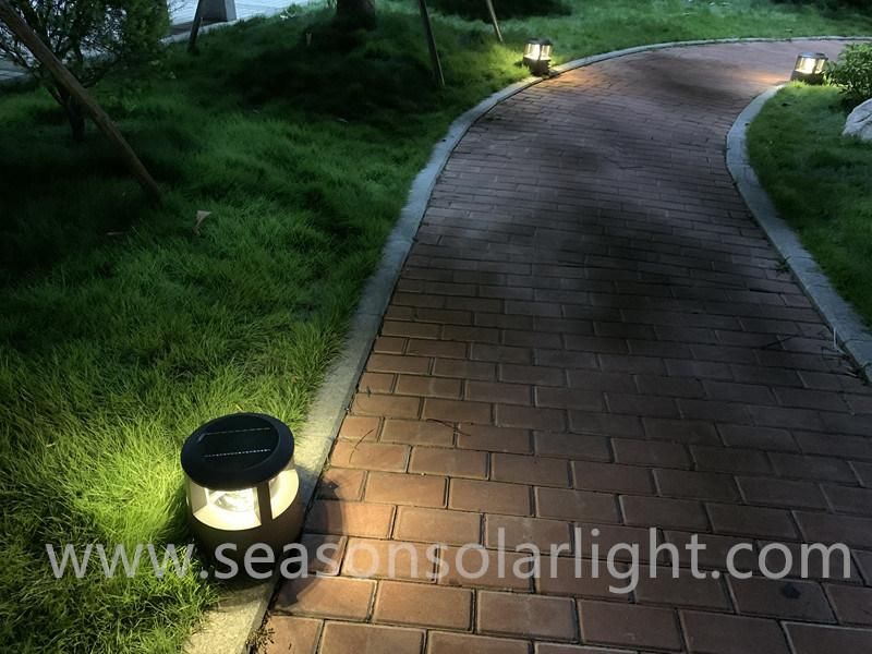 Die-Casting Aluminum Energy Saving Decoration Lighting Solar Bollard Outdoor Garden Light with Solar